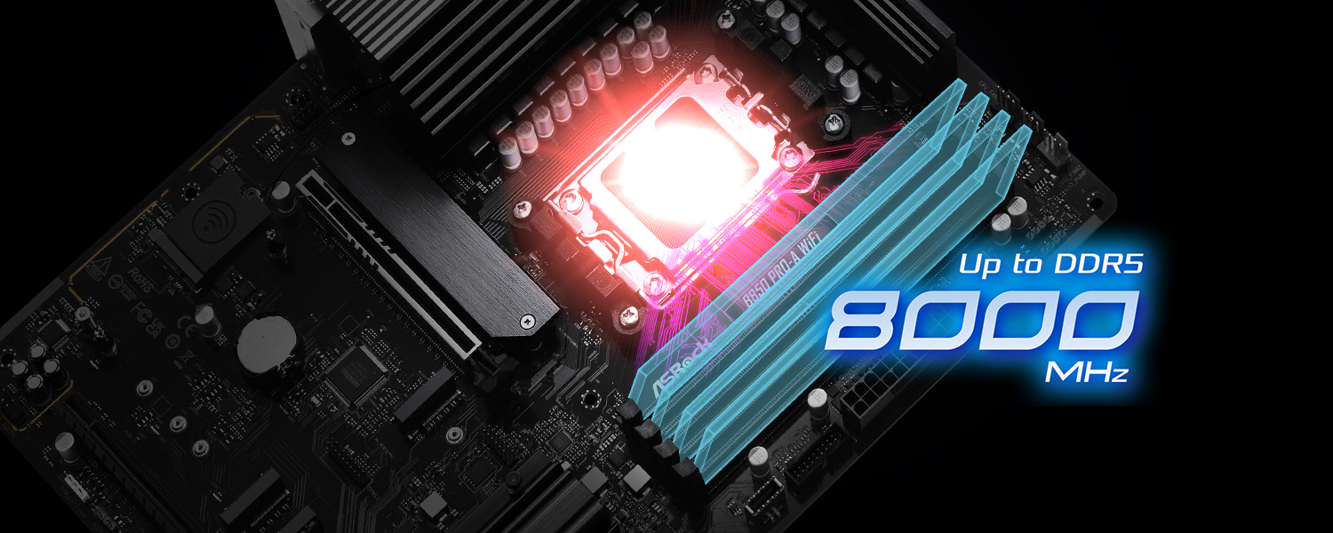 สนับสนุน DDR5 XMP และ EXPO